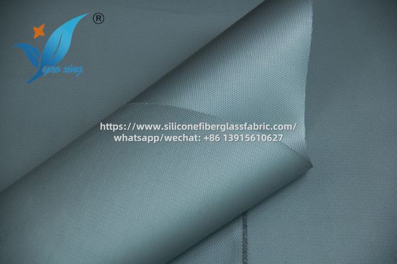 ผ้าใยแก้วเคลือบซิลิโคน 0.8 มม. ทนความร้อนสำหรับอุตสาหกรรม
