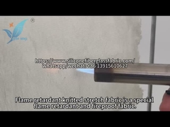 การทดสอบการเผาไหม้ของผ้ายืดหยุ่นที่มีความยืดหยุ่นต่อไฟ