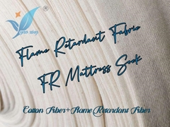 ผ้าฝ้ายกันไฟหุ้มฟองน้ำที่นอน